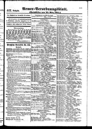 417.Ausgabe. Donnerstag, 25. März 1915