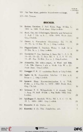 Bücher (Nr. 351 - 363)