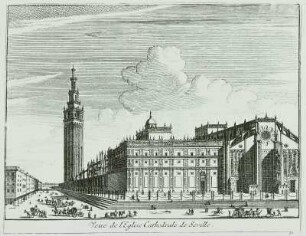 Blick auf die Kathedrale von Sevilla