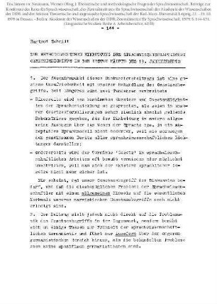 Zur methodologischen Einbettung des sprachwissenschaftlichen Gesetzesbegriffs in der ersten Hälfte des 19. Jahrhunderts