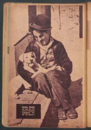 Carlitos Chaplin en una de sus inolvidables creaciones: "Vida de perro" - [Fotografía]