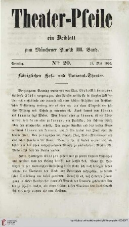 Nro. 20 (19. Mai 1850)