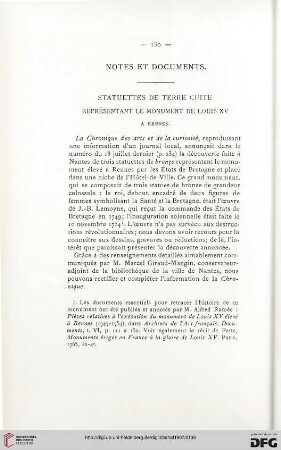 Notes et documents