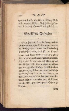 Moralisches Verderben