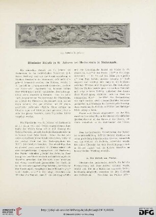 17.1914: Römische Reliefs in St. Johann bei Herberstein in Steiermark