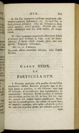 Caput XXXIX.