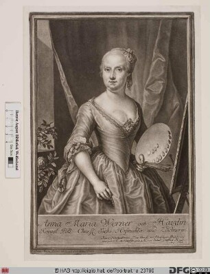 Bildnis Anna Maria Werner, geb. Haid
