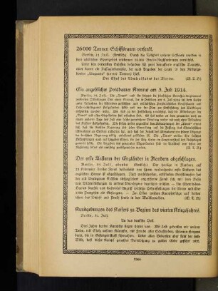Der erste Ansturm der Engländer in Flandern abgeschlagen.