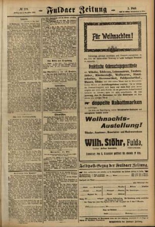 Zweite Ausgabe vom Freitag, den 03. Dezember 1915.