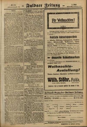 Zweite Ausgabe vom Freitag, den 03. Dezember 1915.