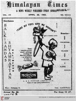 No. XXXIV (22 April 1962)