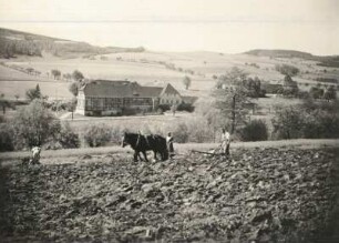 Kreischa : Bauerngüter an der Straße nach Quohren