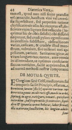 De Motu & Quiete.