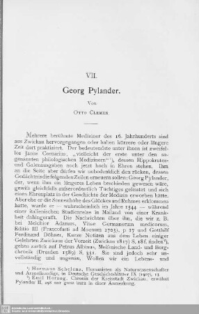 VII. Georg Pylander