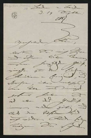 Brief an Albertine Mendelssohn-Bartholdy : 19.09.1867
