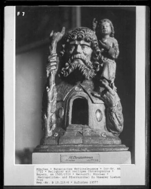 Reliquiar mit heiligem Christophorus