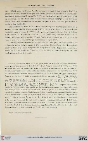 28: Sinouhît, protocole du début