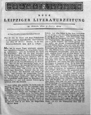 1809-07-05 : 80. Stück