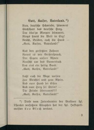 3-11, Gott, Kaiser, Vaterland - Mobil gemacht!