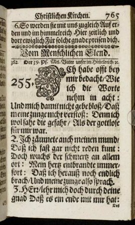 Vom Menschlichen Elend.
