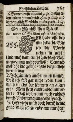 Vom Menschlichen Elend.