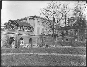 Berlin, Schloss Charlottenburg. Kriegszerstörung.
