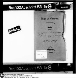 Verfügungen in Sachen der Eigenbehörigen