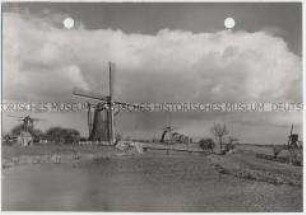 Kinderdijk, Mühlen