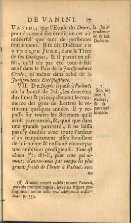 7. Son séjour à Padoue, & sa pauveté louable.