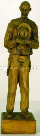 Skulptur "Stehender Mann mit Hut"