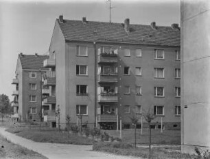 Bautzen. Blick auf Häuser der AWG
