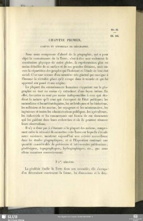 Chapitre Premier. Cartes Et Appareils De Géographie