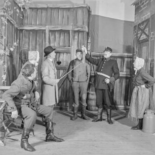 Sorbisches Volkstheater : Sorbisches Volkstheater. Szenenfoto aus einer Aufführung