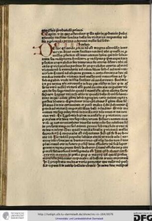 Saulus. De hoc quod modo probas non est magna controversia intermerte...