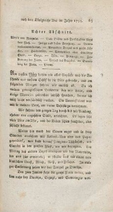 Achter Abschnitt. Abreise von Ranguhn. - ...