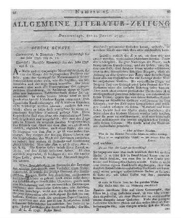 Poetische Blumenlese. Aufs Jahr 1796. Göttingen: Dieterich 1796