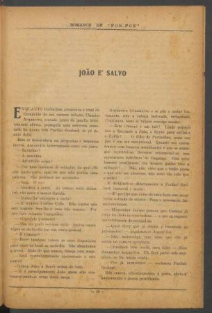João é salvo