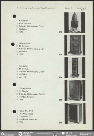 10/2: Kohleöfen