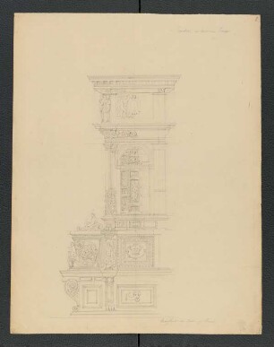 Siena, Dom Santa Maria Assunta, Chorgestühl [Carl Luckow, zeichnerischer Nachlass]