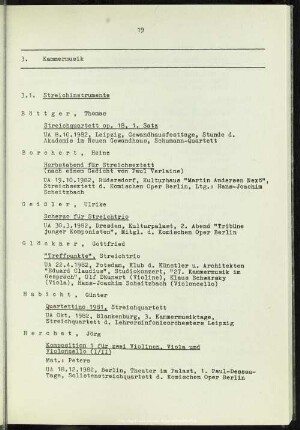 3. Kammermusik