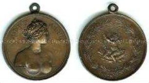 Nachbildung einer Medaille von ca. 1820 mit Liebesgöttin Aphrodite aus Goethes Sammlung (griechisch)
