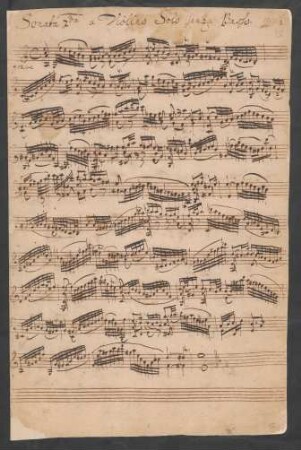 Sonaten; vl; a-Moll; BWV 1003