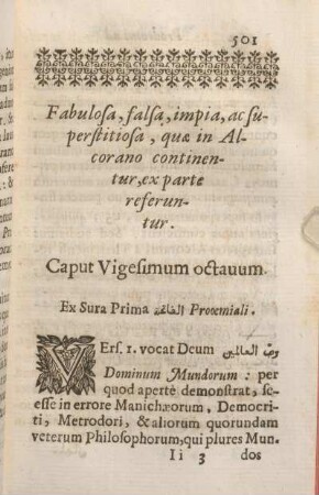 Caput Vigesimum octauum.