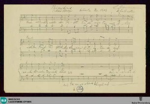 Feierabend - Mus. Hs. 1343 : Coro maschile; F