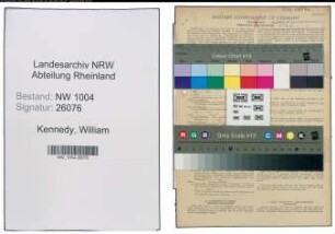 Entnazifizierung William Kennedy , geb. 10.09.1909 (Maschinenarbeiter)