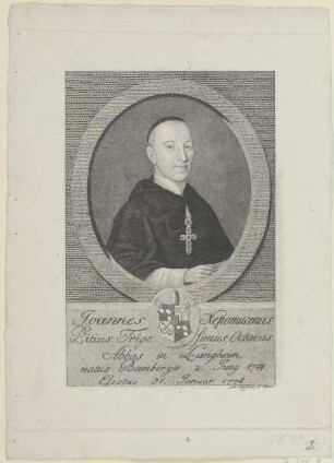 Bildnis des Ioannes Nepomucenus Pitius