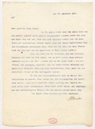 Brief an Robert Oehme : 28.12.1914