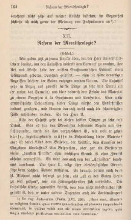 164-176 Reform der Moraltheologie? : Schluß