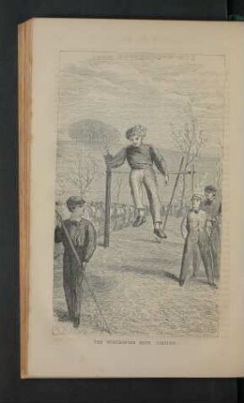 Tafel: The Winchester boys, jumping.