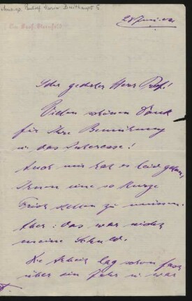Brief an Richard Sternfeld : 28.06.1904